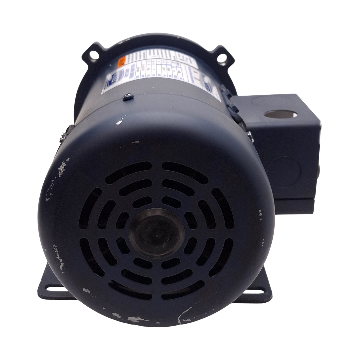 Used Leeson C42D28FK1C DC Motor, 90VDC 5A 1/2HP, 2500RPM, ø5/8in Shaft, SS56C Frame