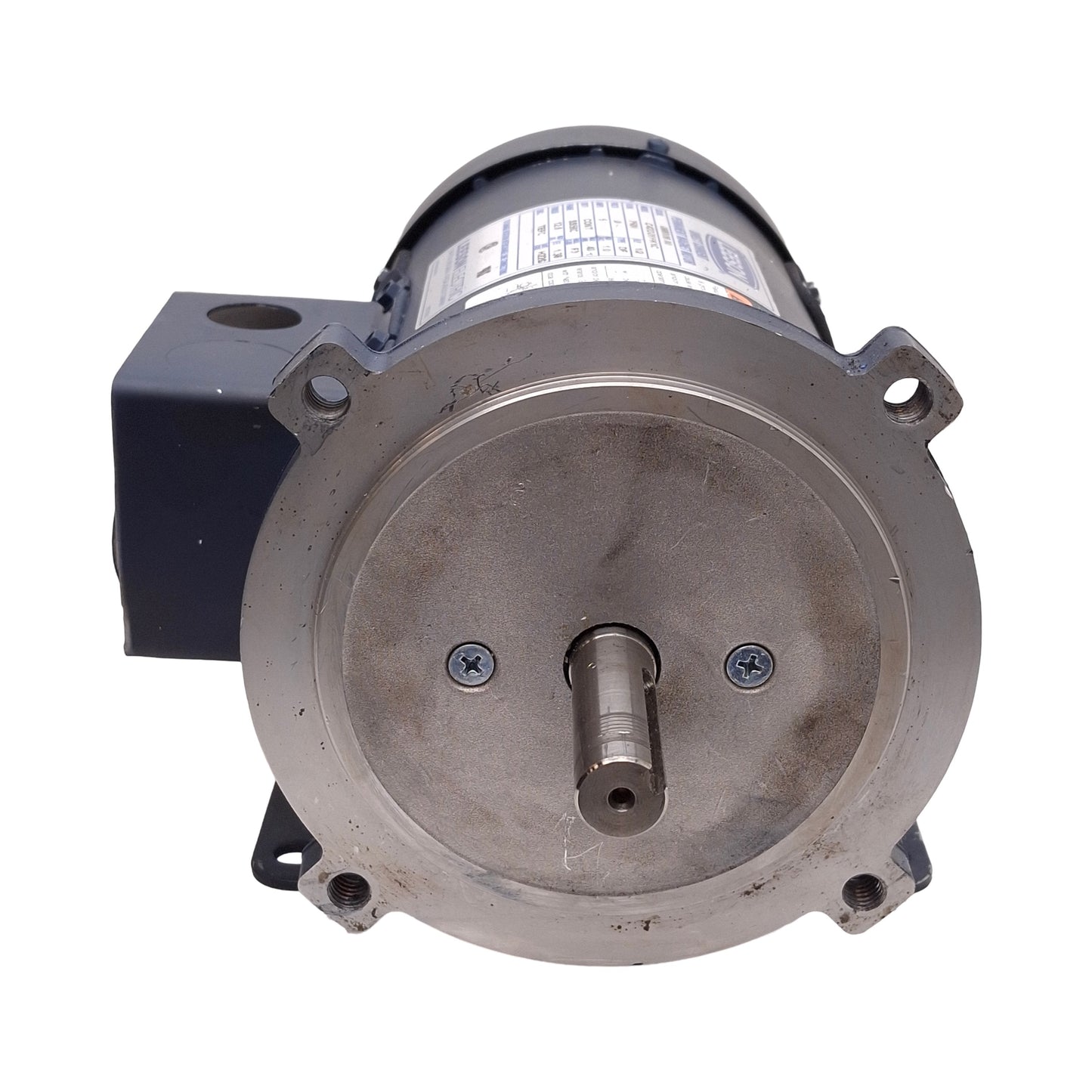 Used Leeson C42D28FK1C DC Motor, 90VDC 5A 1/2HP, 2500RPM, ø5/8in Shaft, SS56C Frame
