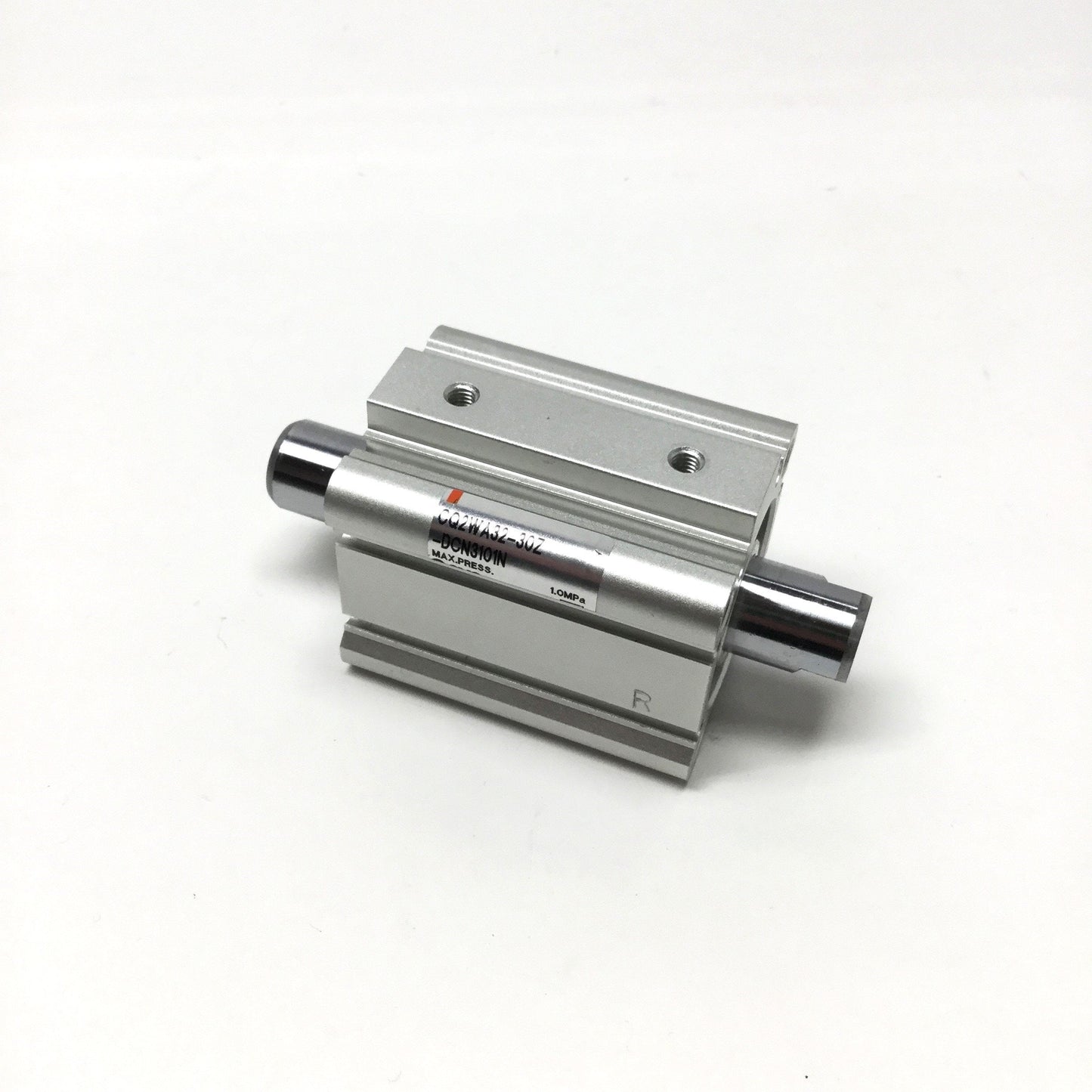 Used SMC CQ2WA32-30Z Double Rod Compact Air Cylinder, 32mm Bore, 30mm Stroke, 1MPa