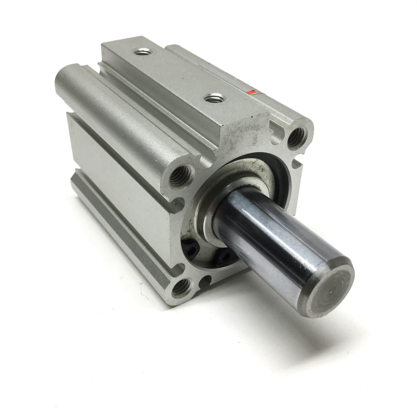 Used SMC CQ2WA32-30Z Double Rod Compact Air Cylinder, 32mm Bore, 30mm Stroke, 1MPa