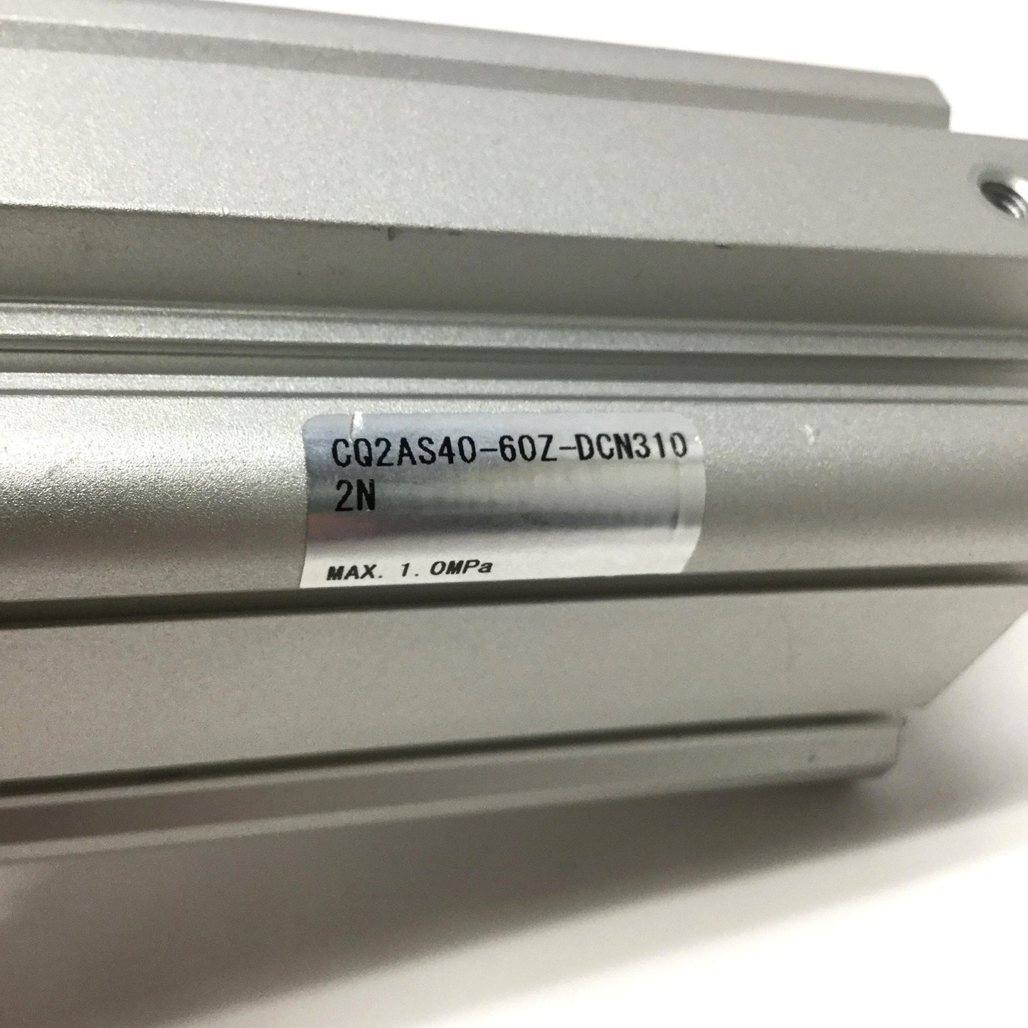 Used SMC CQ2AS40-60Z Anti-Lateral Load Air Cylinder, 40mm Bore, 60mm Stroke, 1MPa