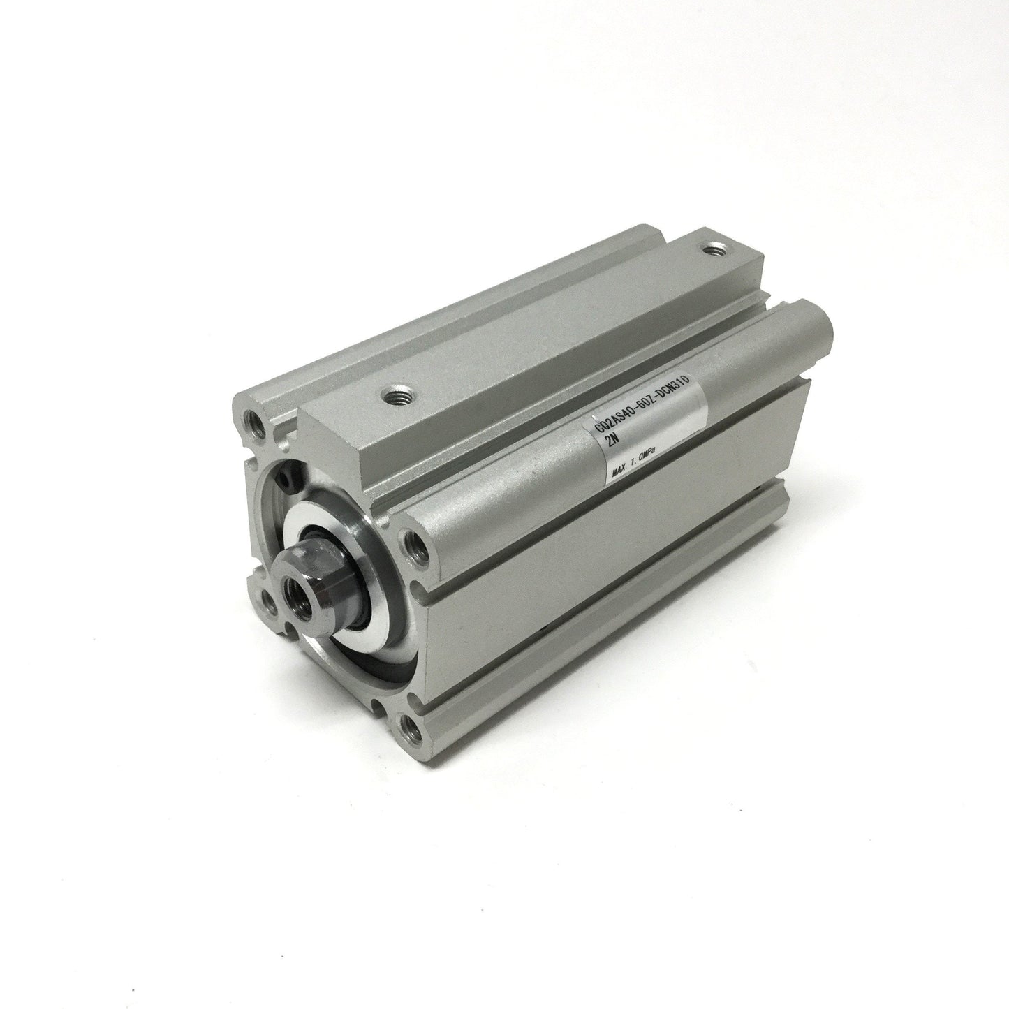 Used SMC CQ2AS40-60Z Anti-Lateral Load Air Cylinder, 40mm Bore, 60mm Stroke, 1MPa