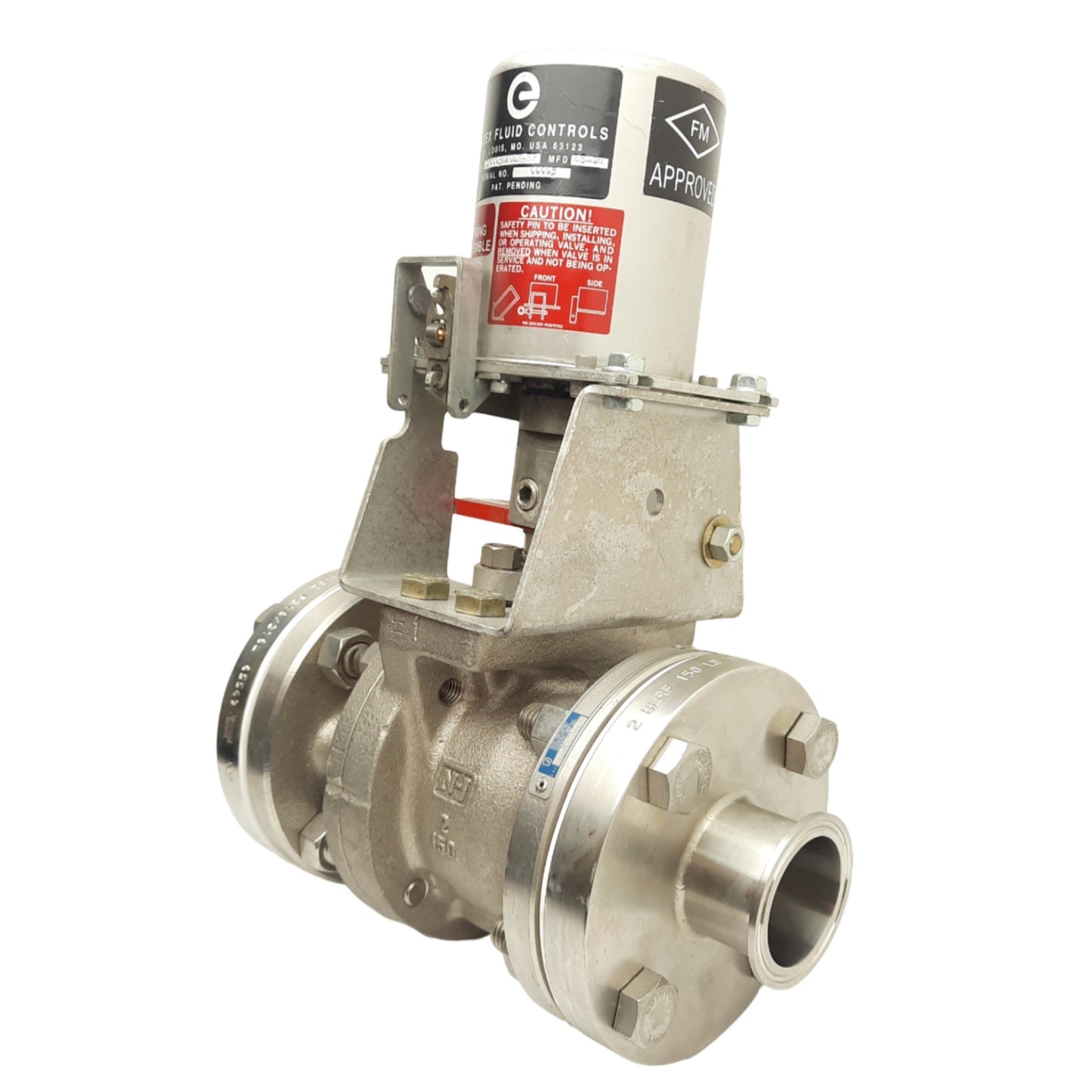 Used Essex Controls TA0003X2CSF-FP Fire Safe Valve, 165°F, 2in Valve, 2in Sanitary