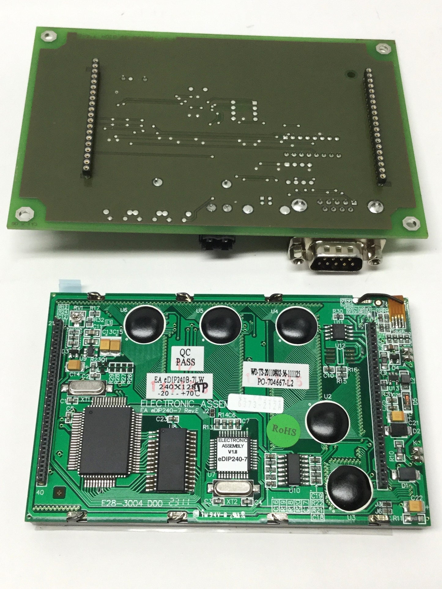 New – Open box EA eDIP240B-7LWTP Graphic LCD Touch Display 240x128 Dot Pixels White LED Backlit