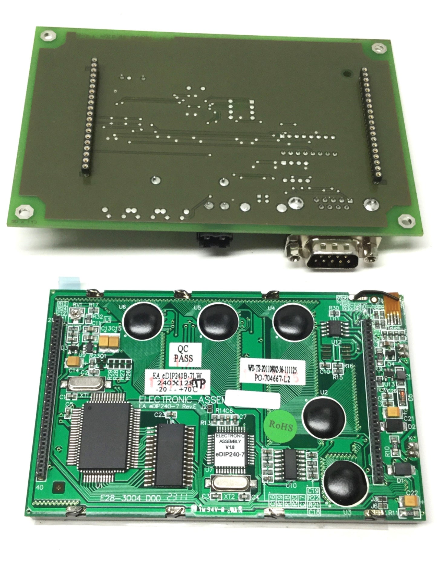 New – Open box EA eDIP240B-7LWTP Graphic LCD Touch Display 240x128 Dot Pixels White LED Backlit
