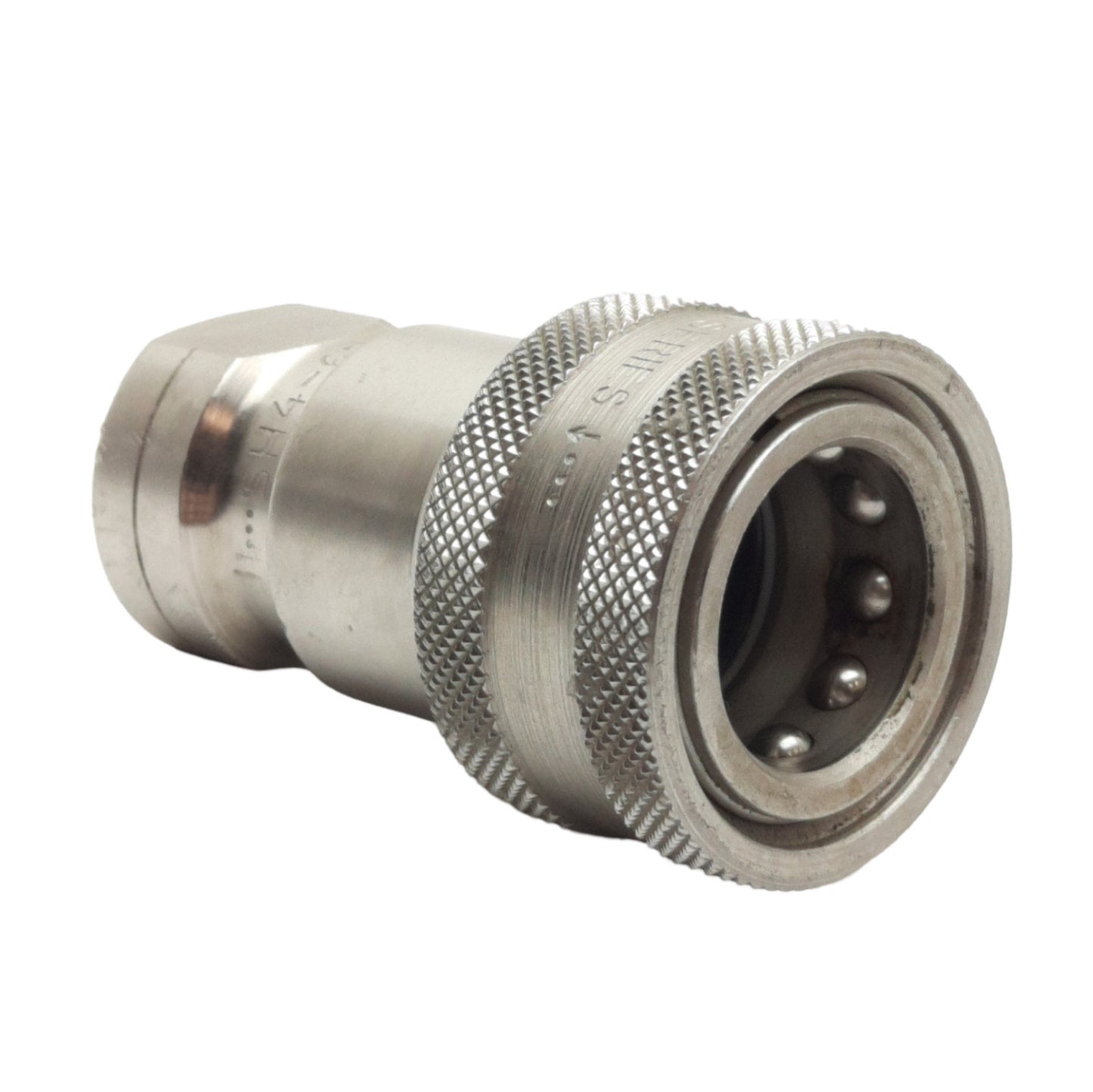 Used Parker SH4-62 60 Series Quick Connect Hydraulic Coupling, 1/2in NPTF to 1/2in QD