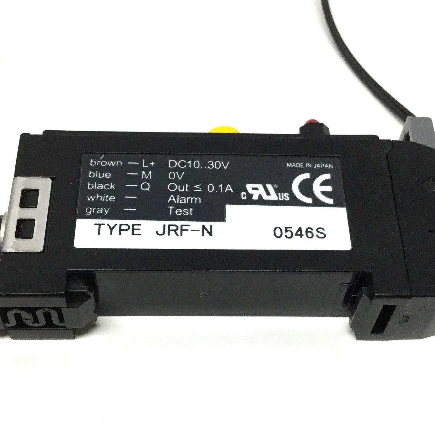 Used Optex FA JRF-N Fiber Optic Sensor Amplifier, NPN, Red LED 660nm, 10-30VDC