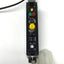Used Optex FA JRF-N Fiber Optic Sensor Amplifier, NPN, Red LED 660nm, 10-30VDC