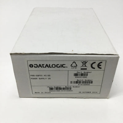 New Datalogic PG5-05P55 Switching Power Supply Adapter 100-240 VAC IN, 5.2VDC OUT 2A