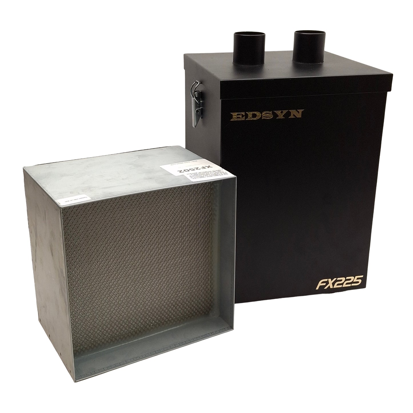 Used EDSYN FX225 Fume Extractor, 0.3µm Filter, 120cfm, ø50mm OD Ports, 230VAC 0.9A