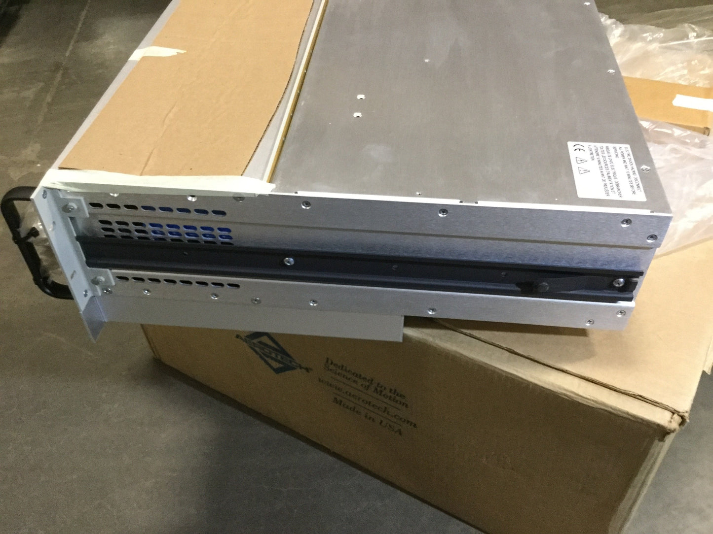 New – Open box Aerotech A3200 Npaq-B-20B-30B 6-Axis Controller 3U Rack Mount w/5x Drives 230VAC