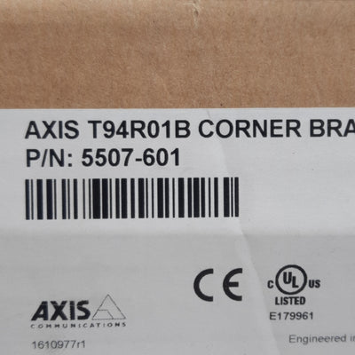 New Axis 5507-601 T94R01B Corner Bracket For Cameras, Wall Mounted, 171.7x120x102mm