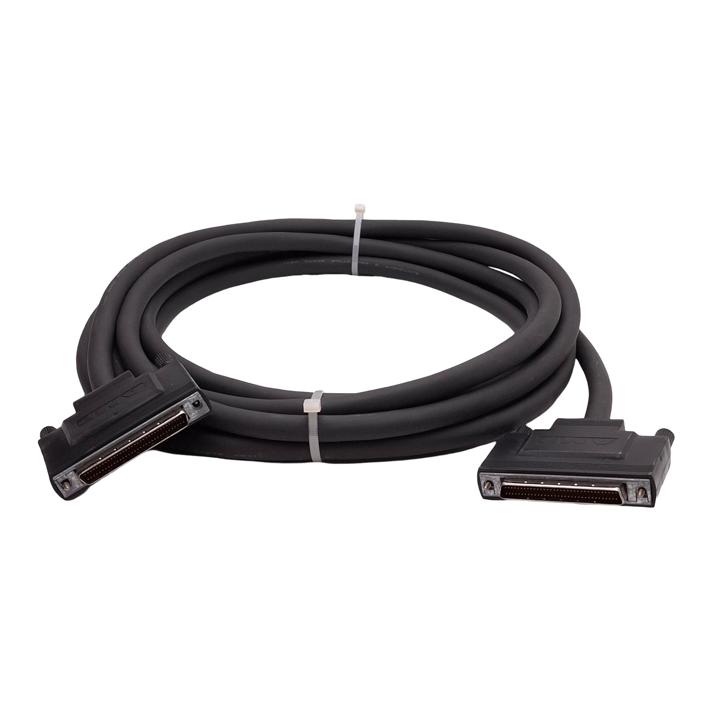 Used Amphenol High-Density SCSI Cable, External, 68-Pin, HD68M to HD68M, 5m Long
