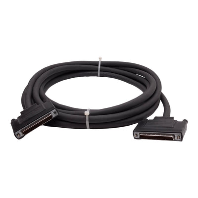 Used Amphenol High-Density SCSI Cable, External, 68-Pin, HD68M to HD68M, 5m Long