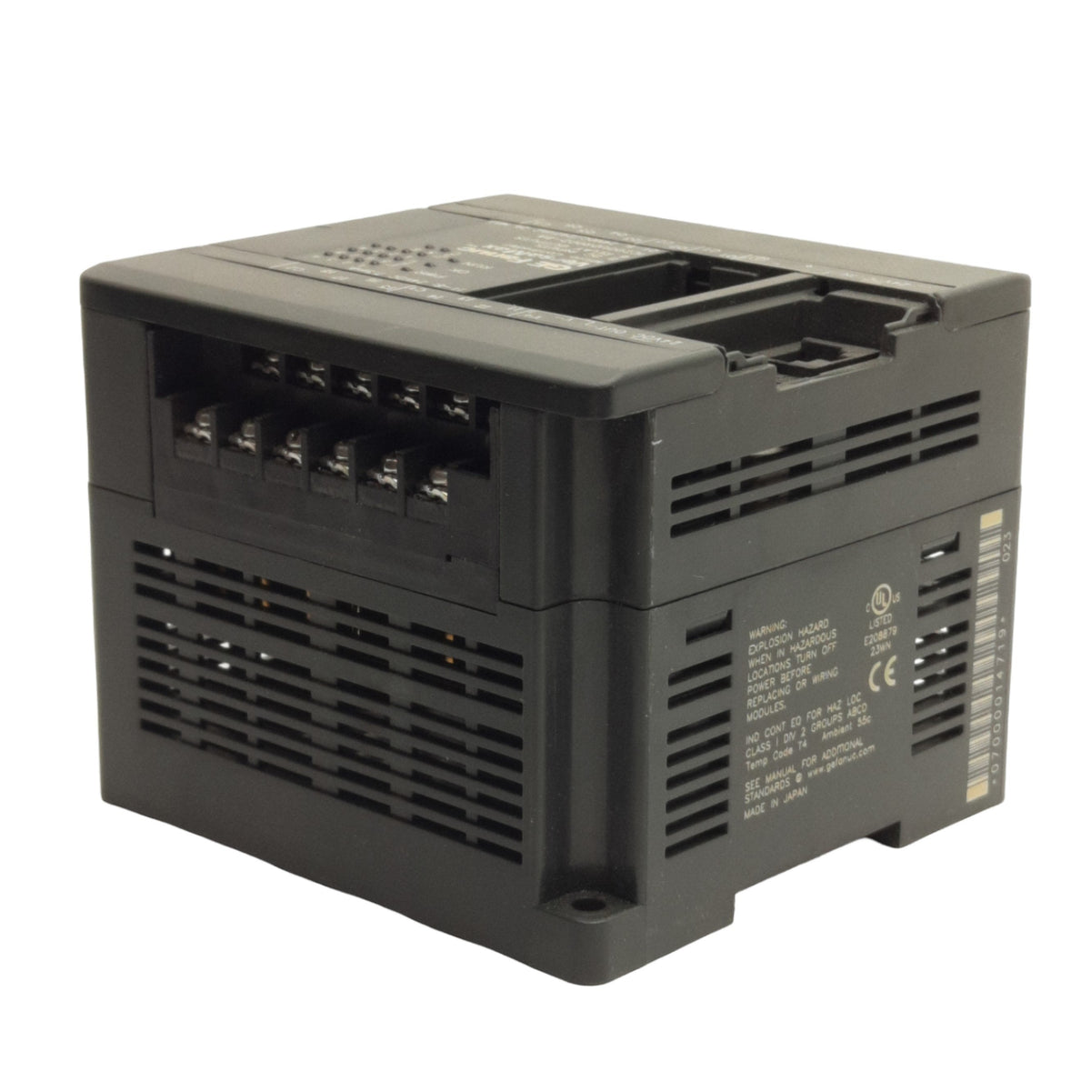 Used GE Fanuc IC200UDR002-8A VersaMax Micro Controller, 8 DC Inputs, 6 Relay Outputs