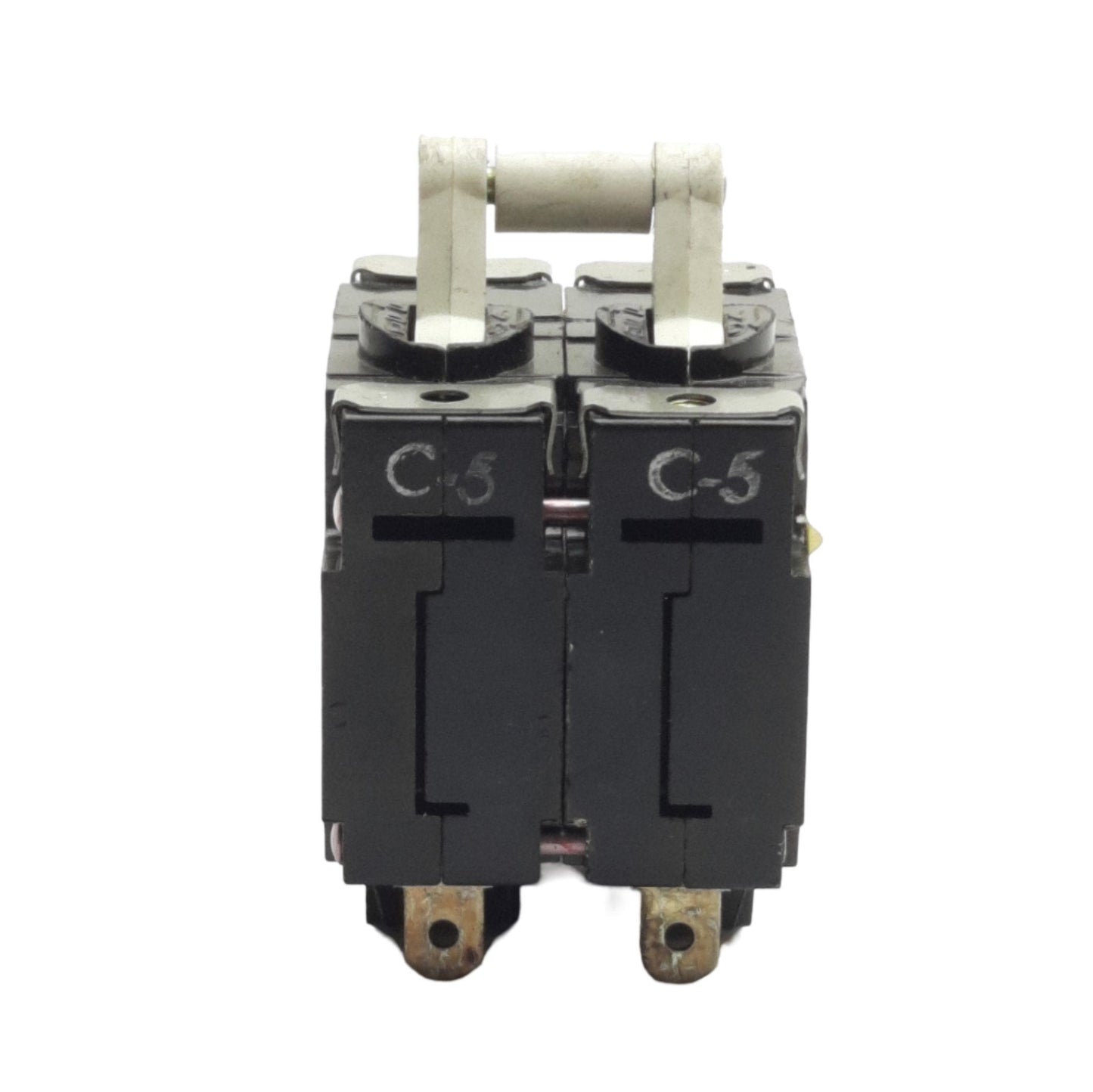 Used Eaton Heinemann JA2-A3-A Circuit Breaker, 240VAC 12A, Panel Mount, 2-Poles