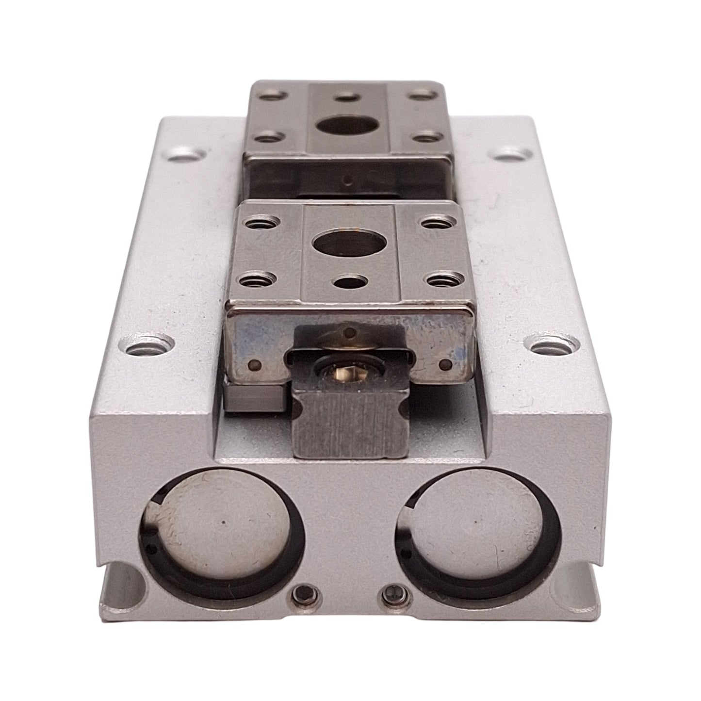 Used SMC MHF2-12D1 Parallel Gripper, ø12mm Bore, 24mm Stroke, 48N Force, M5x0.8 Ports