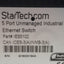 Used StarTech IES5102 Industrial Ethernet Switch, 5-Port, RJ45, 12-48VDC In 12VDC Out