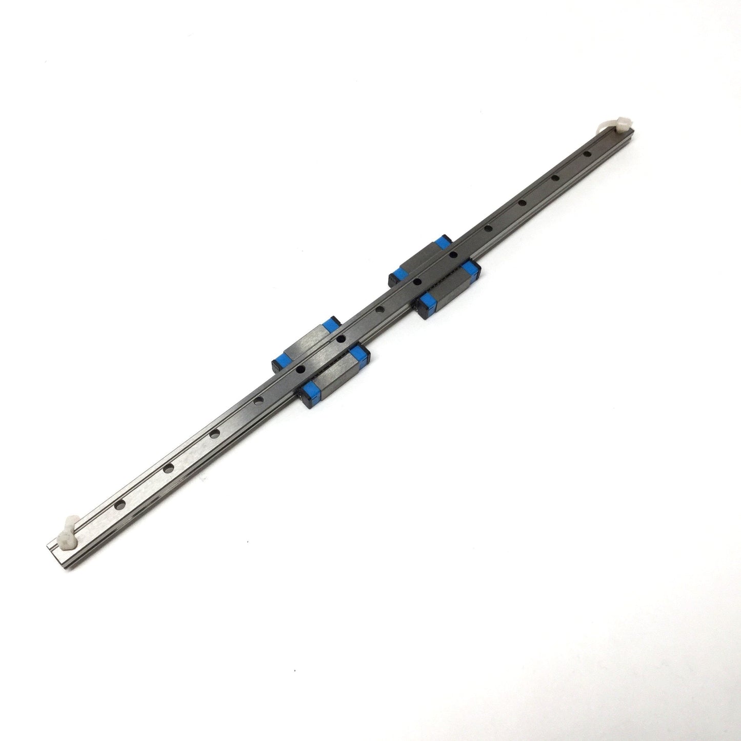 Used IKO ML7 C-Lube Linear Way Slide Ball Bearing Carriage (x2) w/220mm Guide Rail