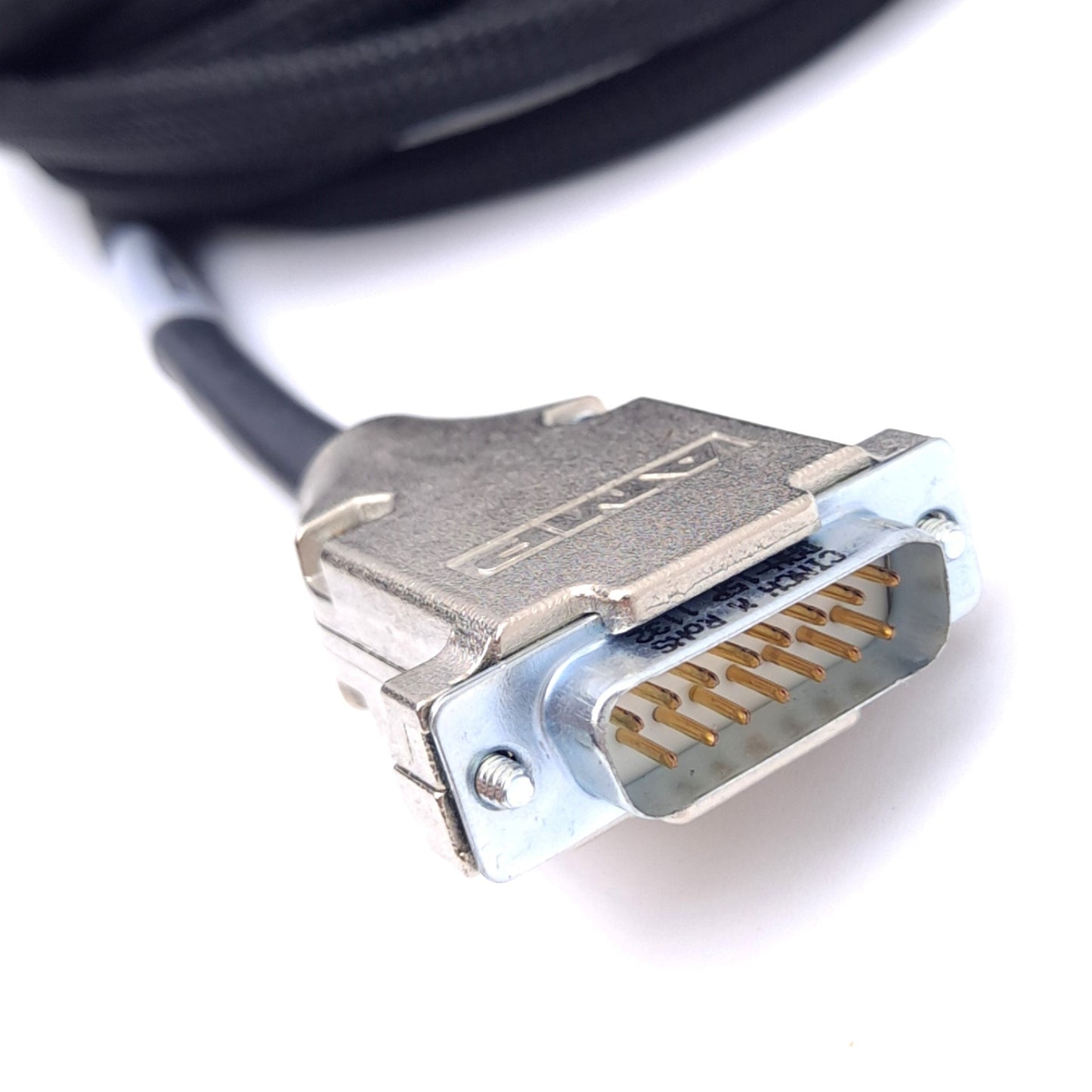 Used IMS Electrol 085-018200 SDD Preamp Cable, D-Sub 15-Pin Male to 9-Pin Male, 16ft