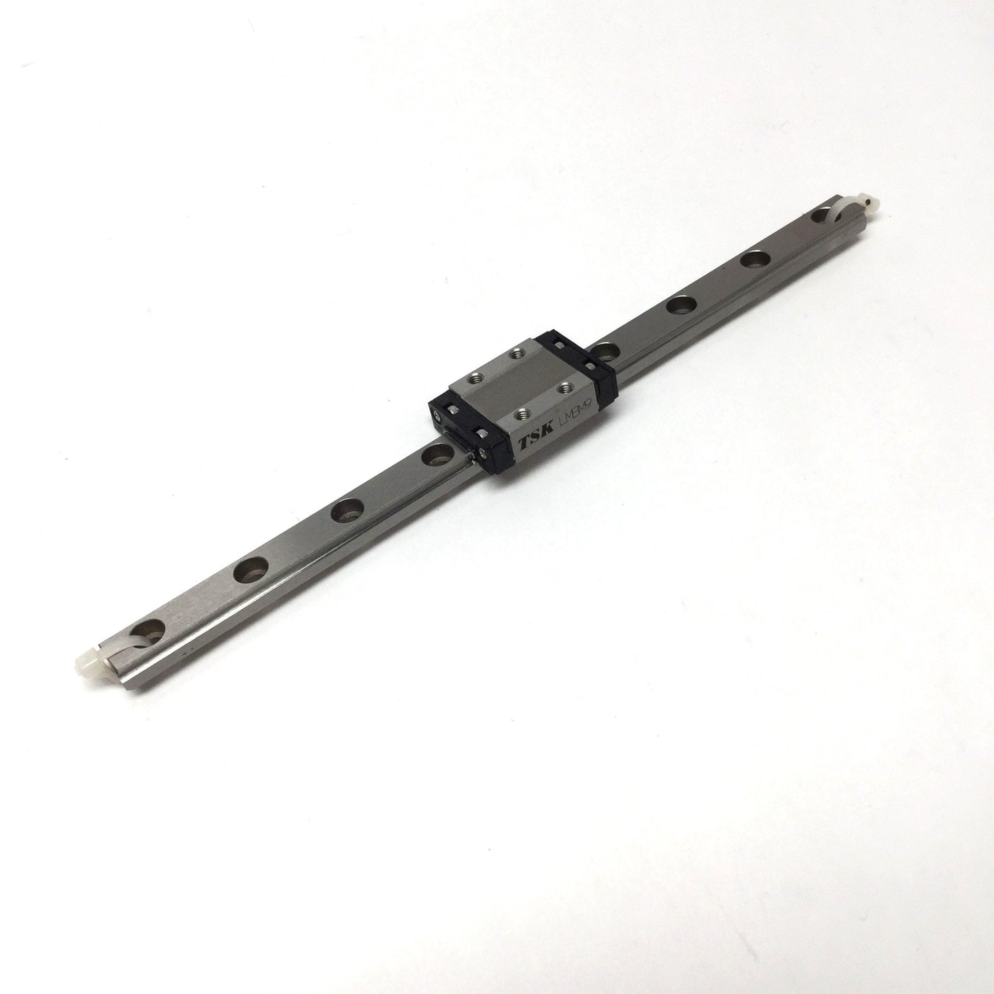 Used TSK LMBM9 Mini Runner Block Linear Ball Bearing Carriage on 175mm Guide Rail
