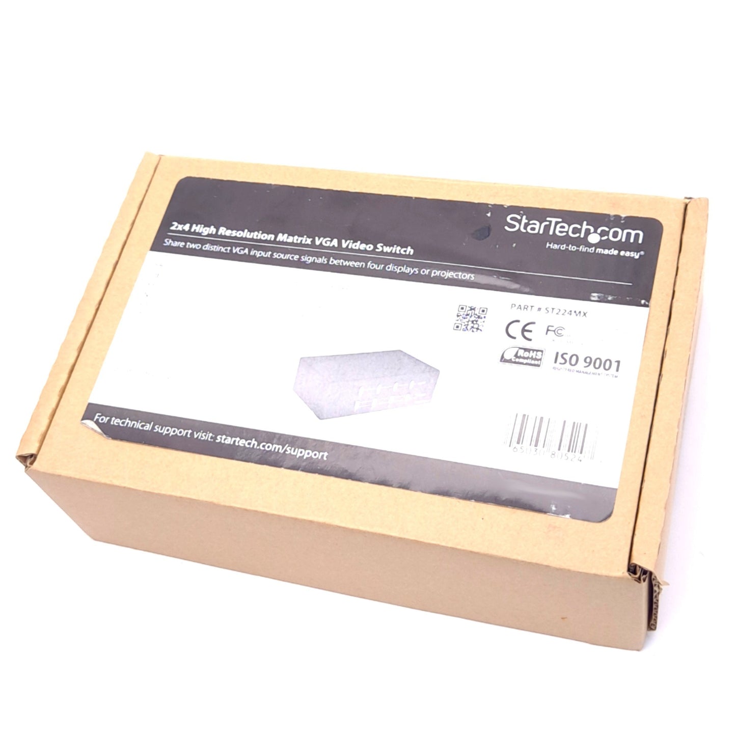 New StarTech ST224MX 2x4 Matrix VGA Video Switch, 6x VGA, 12VDC 1A, 1920x1440p Max