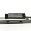 Used IKO LWL9B Linear Ball Bearing Carriage Slide on 155mm Guide Rail, 9mm Wide