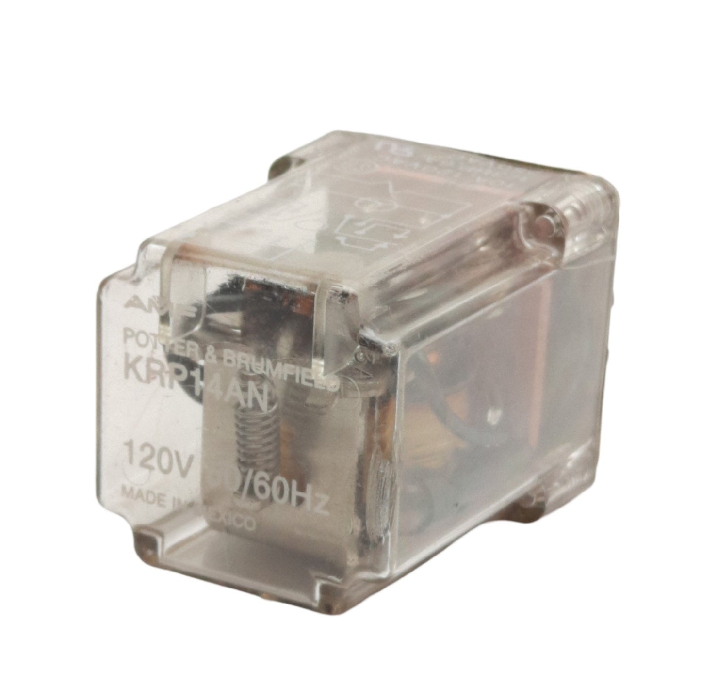 Used Potter & Brumfield KRP14AN General Purpose Relay, 250VAC 6A 3PDT-CO, 120VAC Coil