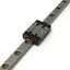 Used Rexroth R044279401 Mini Block Linear Guide Ball Bearing Carriage on 625mm Rail