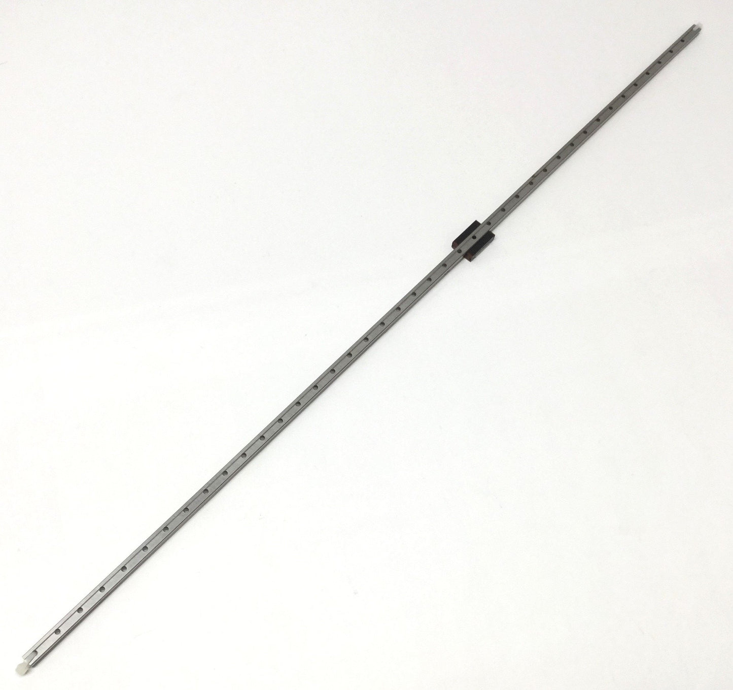 Used Rexroth R044279401 Mini Block Linear Guide Ball Bearing Carriage on 625mm Rail