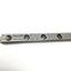 Used Rexroth R044279401 Mini Block Linear Guide Ball Bearing Carriage on 625mm Rail