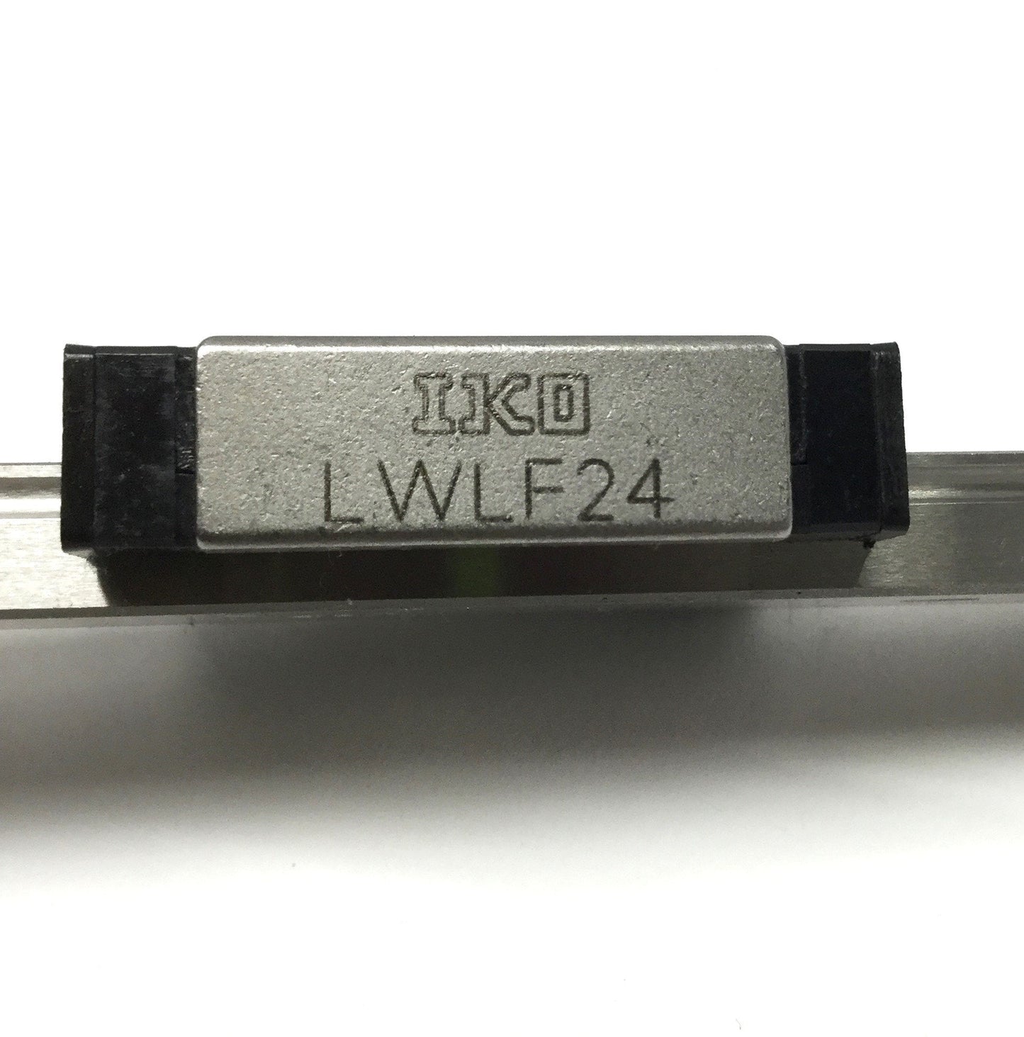 Used IKO LWLF24 Linear Motion Ball Bearing Slide Carriage on 220mm Guide Rail
