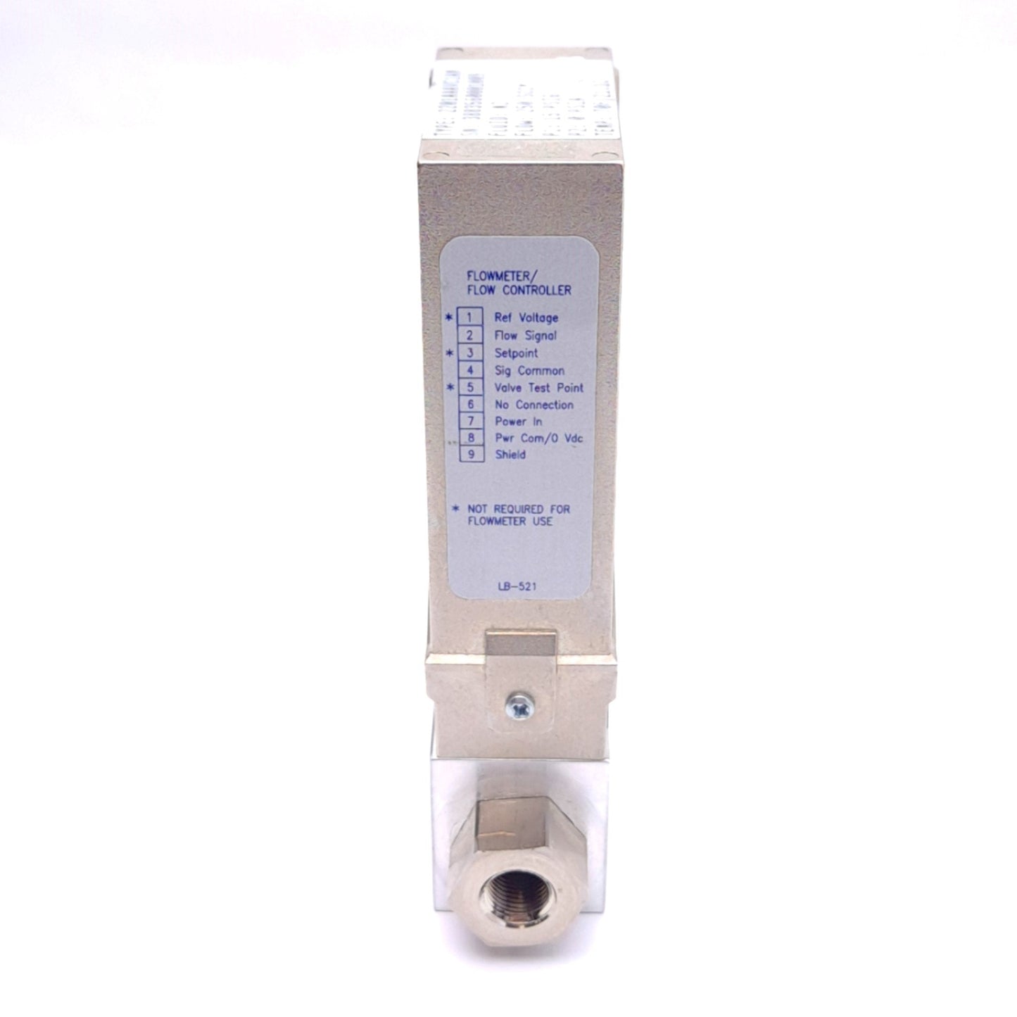 Used Parker 2201AAAVC1AM Mass Flow Controller, 250 SCCM, 0-5VDC, 1/8 NPT, 200psig Max