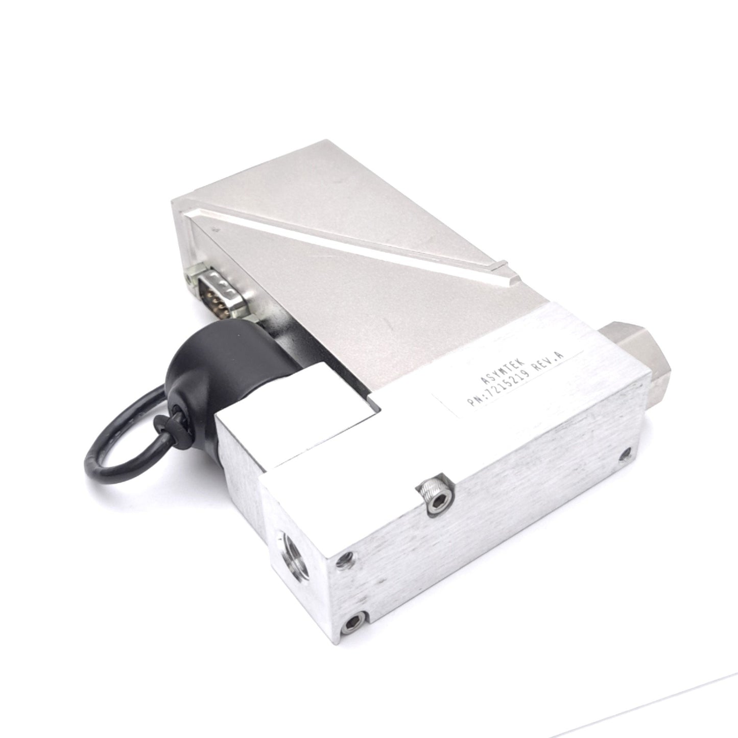 Used Parker 2201AAAVC1AM Mass Flow Controller, 250 SCCM, 0-5VDC, 1/8 NPT, 200psig Max