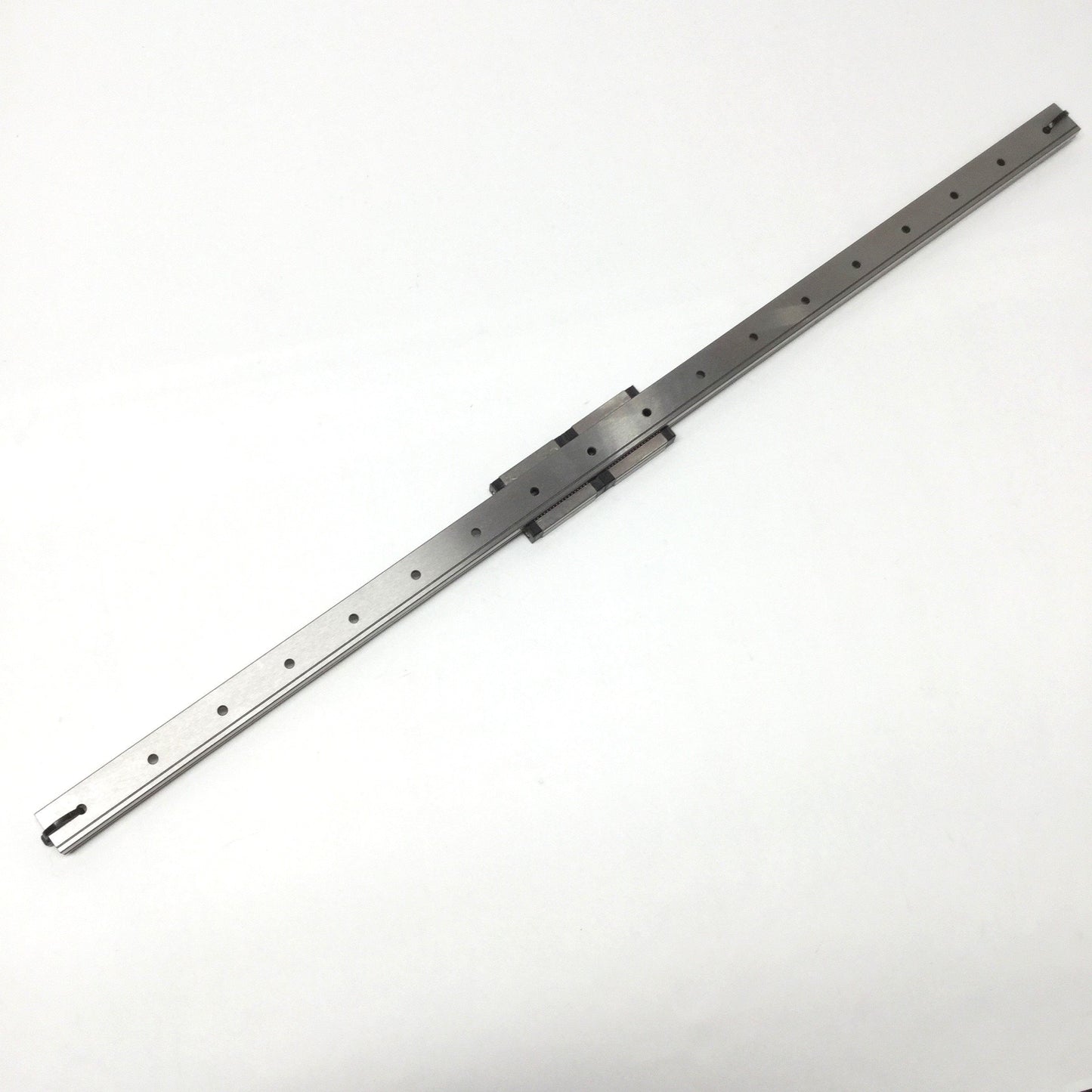 Used IKO LWLF18B Linear Motion Ball Bearing Slide Carriages (x2) on 540mm Guide Rail