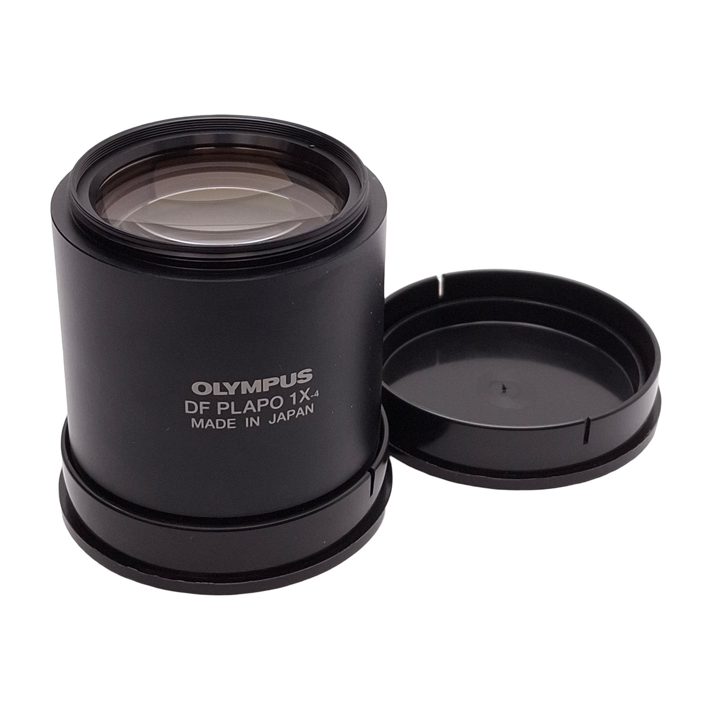 Used Olympus DF PLAPO 1X-4 Objective Lens For SZX Series Stereo Microscope, 81mm WD
