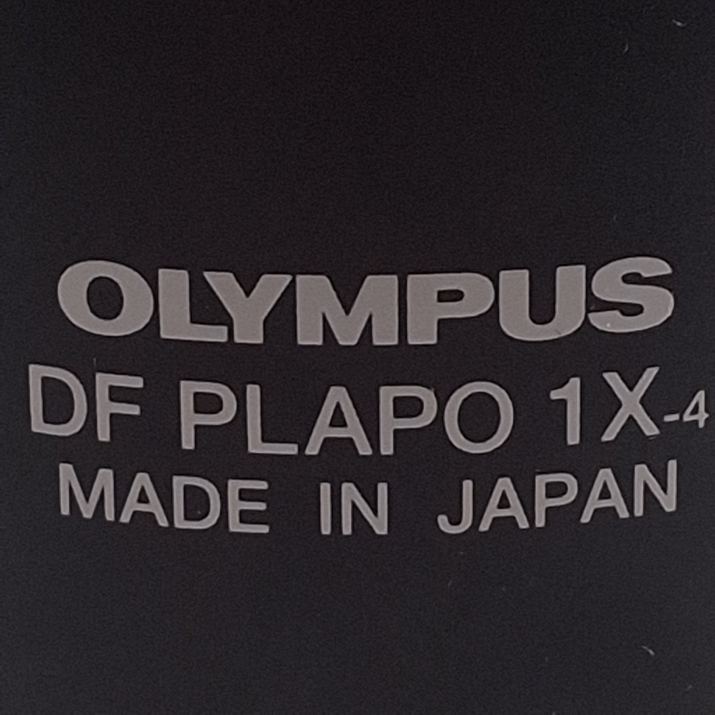 Used Olympus DF PLAPO 1X-4 Objective Lens For SZX Series Stereo Microscope, 81mm WD