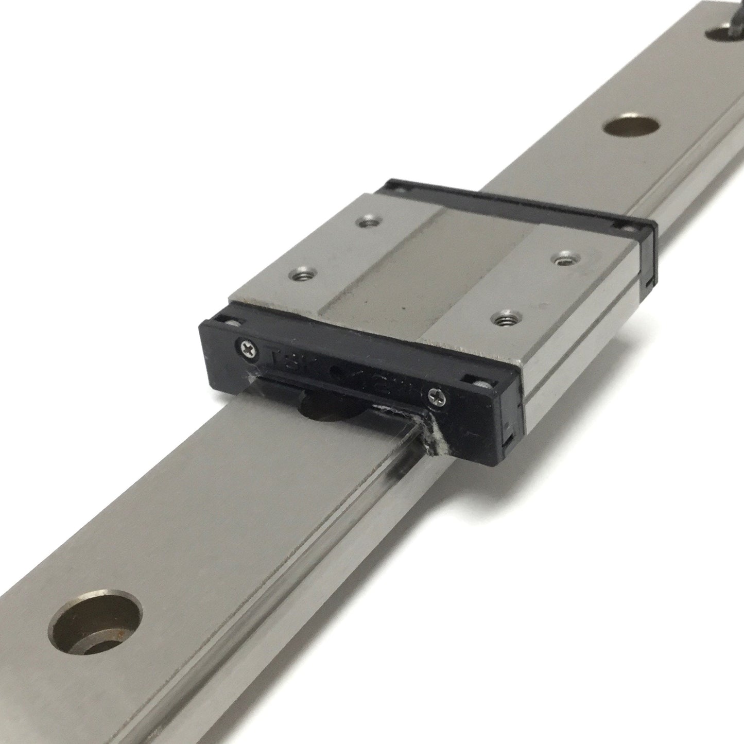 Used TSK LMBM12W Mini Runner Block Linear Ball Bearing Carriage on 390mm Guide Rail