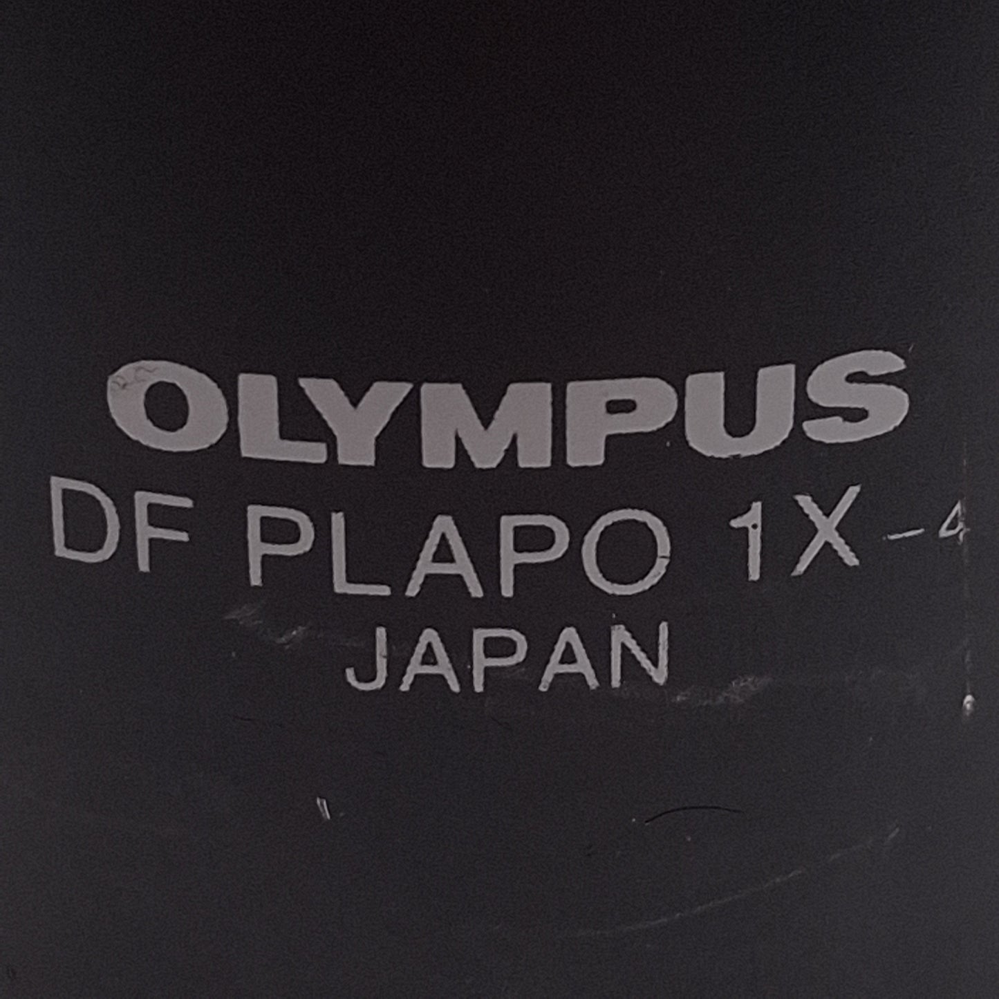 Used Olympus DF PLAPO 1X-4 Objective Lens SZX Series Stereo Microscope *Scratches*