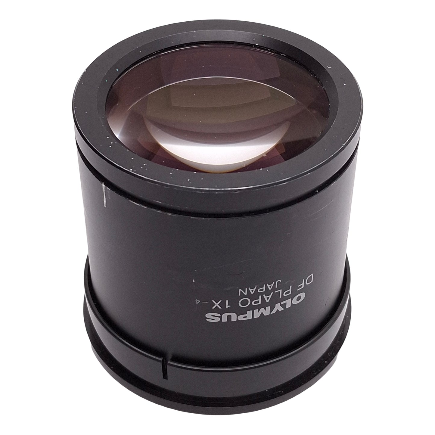 Used Olympus DF PLAPO 1X-4 Objective Lens SZX Series Stereo Microscope *Scratches*