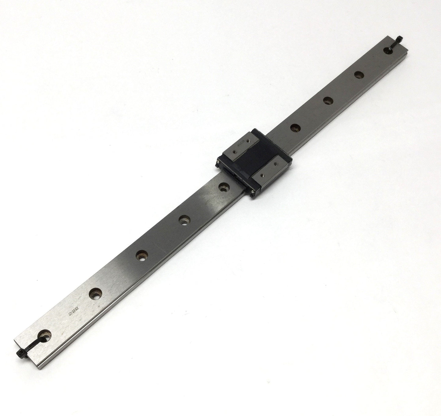 Used THK RSR12WZM Linear Motion Ball Bearing Slide Carriage on 390mm Guide Rail
