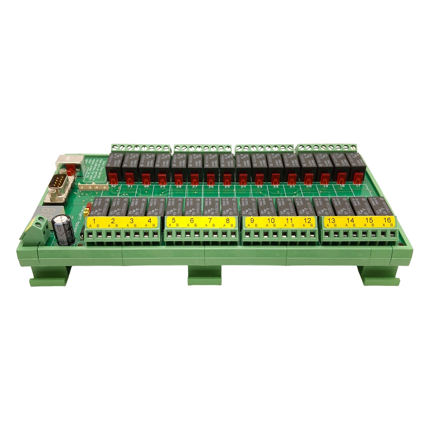 Used Intelligent Appliance IA-3131-U Relay Controller Board, 32-Ch, RS-232, 24VDC