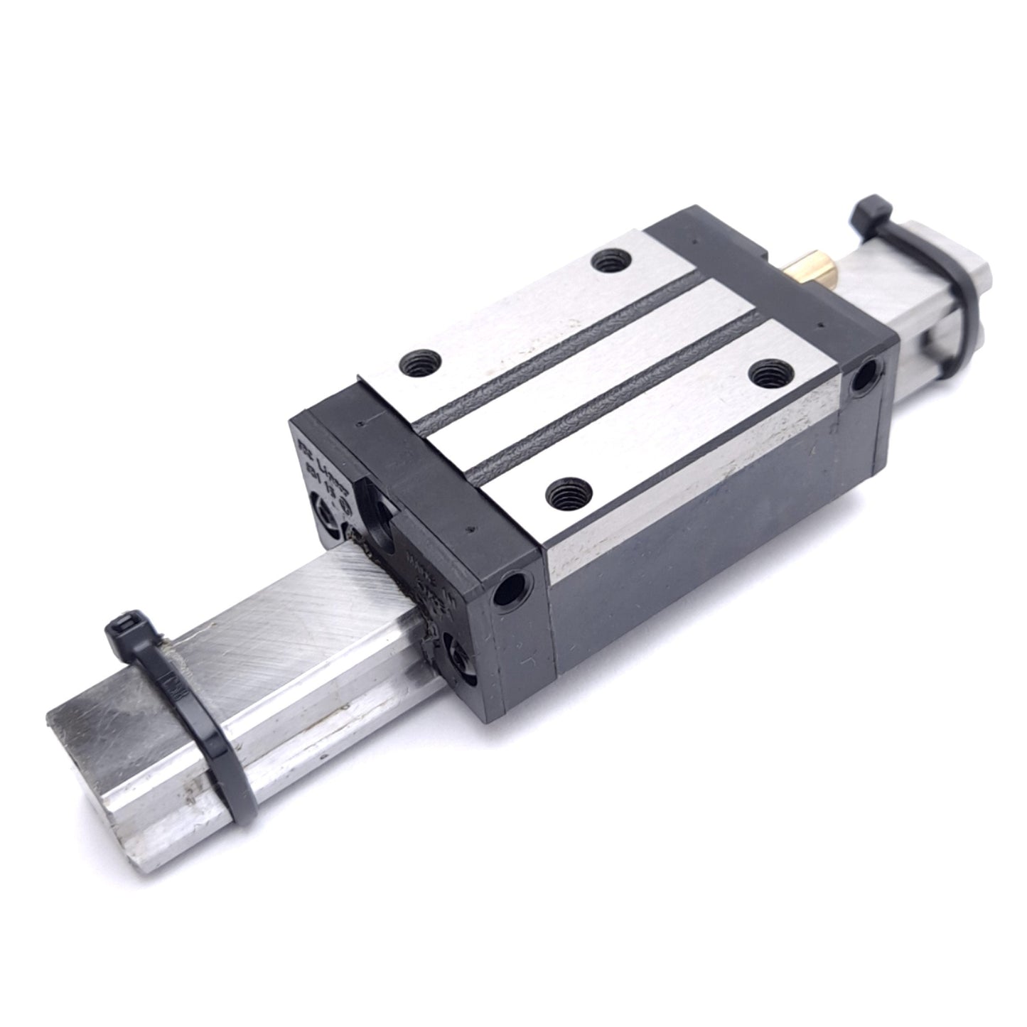 Used SBC Linear SBI 15 HLS Compact Guide Block w/ 15mm Rail, 118mm Length, 18.3kN Max