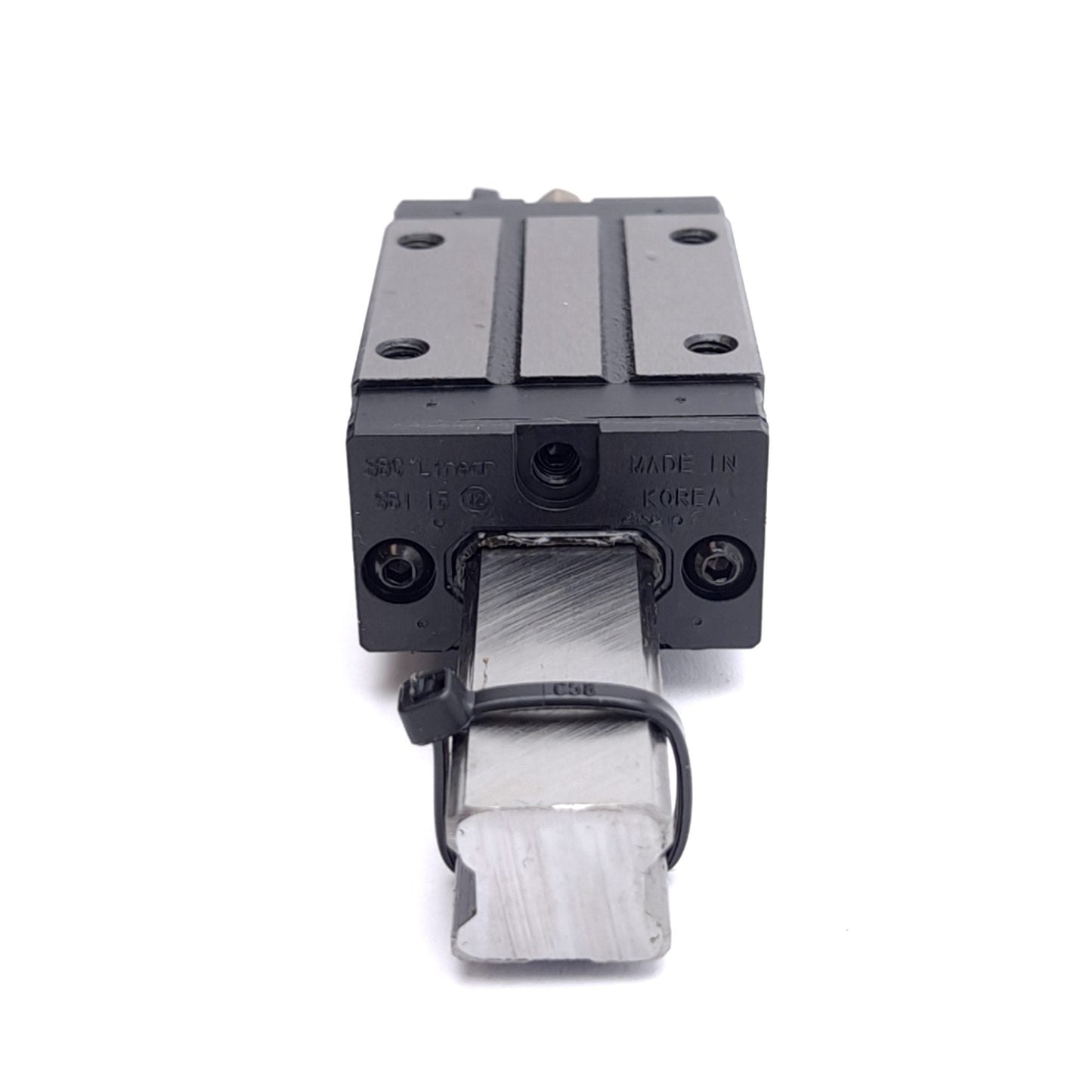 Used SBC Linear SBI 15 HLS Compact Guide Block w/ 15mm Rail, 118mm Length, 18.3kN Max