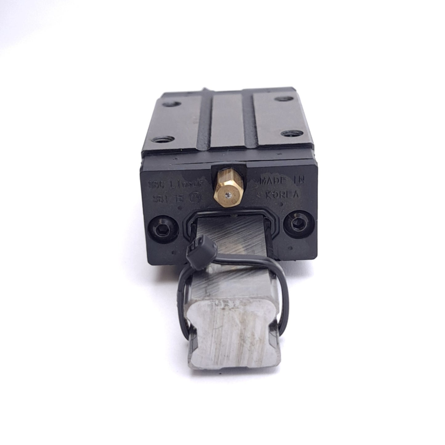 Used SBC Linear SBI 15 HLS Compact Guide Block w/ 15mm Rail, 118mm Length, 18.3kN Max