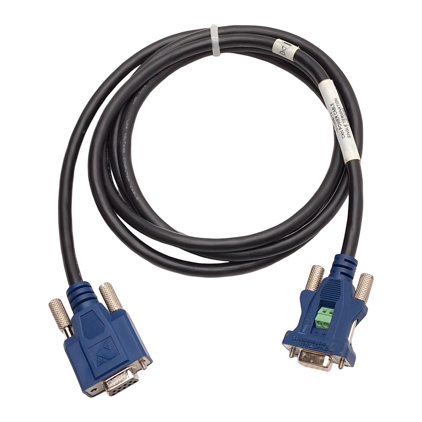 Used NI 153105B-T2 CAN Single Termination Cable With Power Terminals, High-Speed, 2m