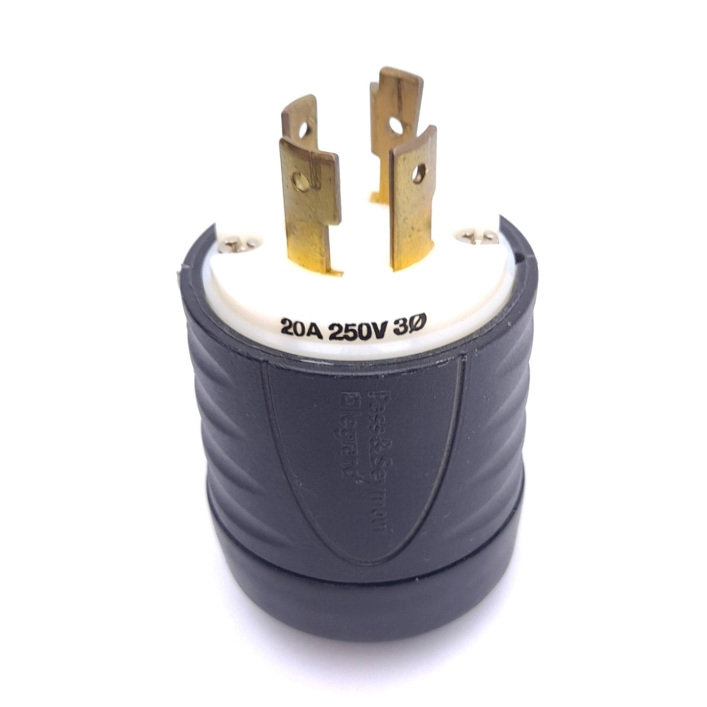 Used Pass & Seymour L1520P Turnlok Male Locking Plug, 20A 250V AC/DC, 3-Phase