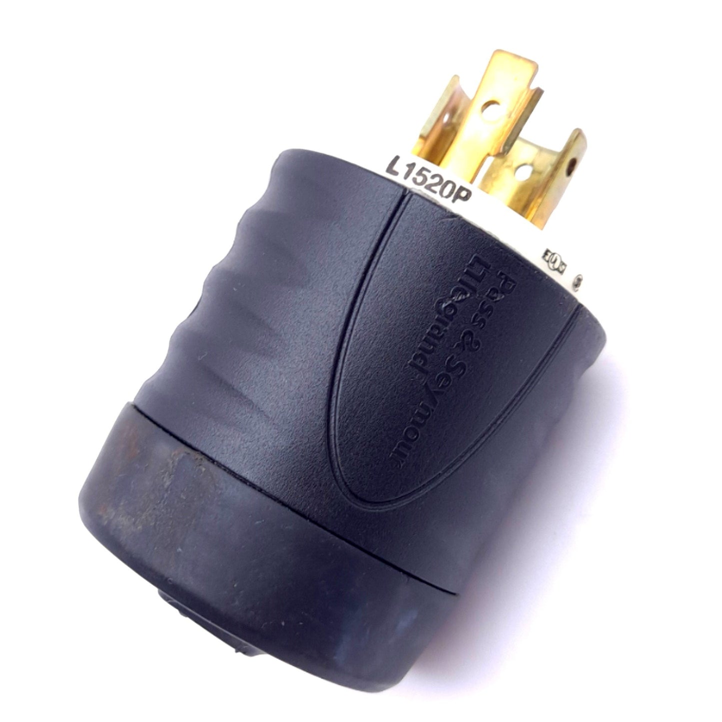 Used Pass & Seymour L1520P Turnlok Male Locking Plug, 20A 250V AC/DC, 3-Phase