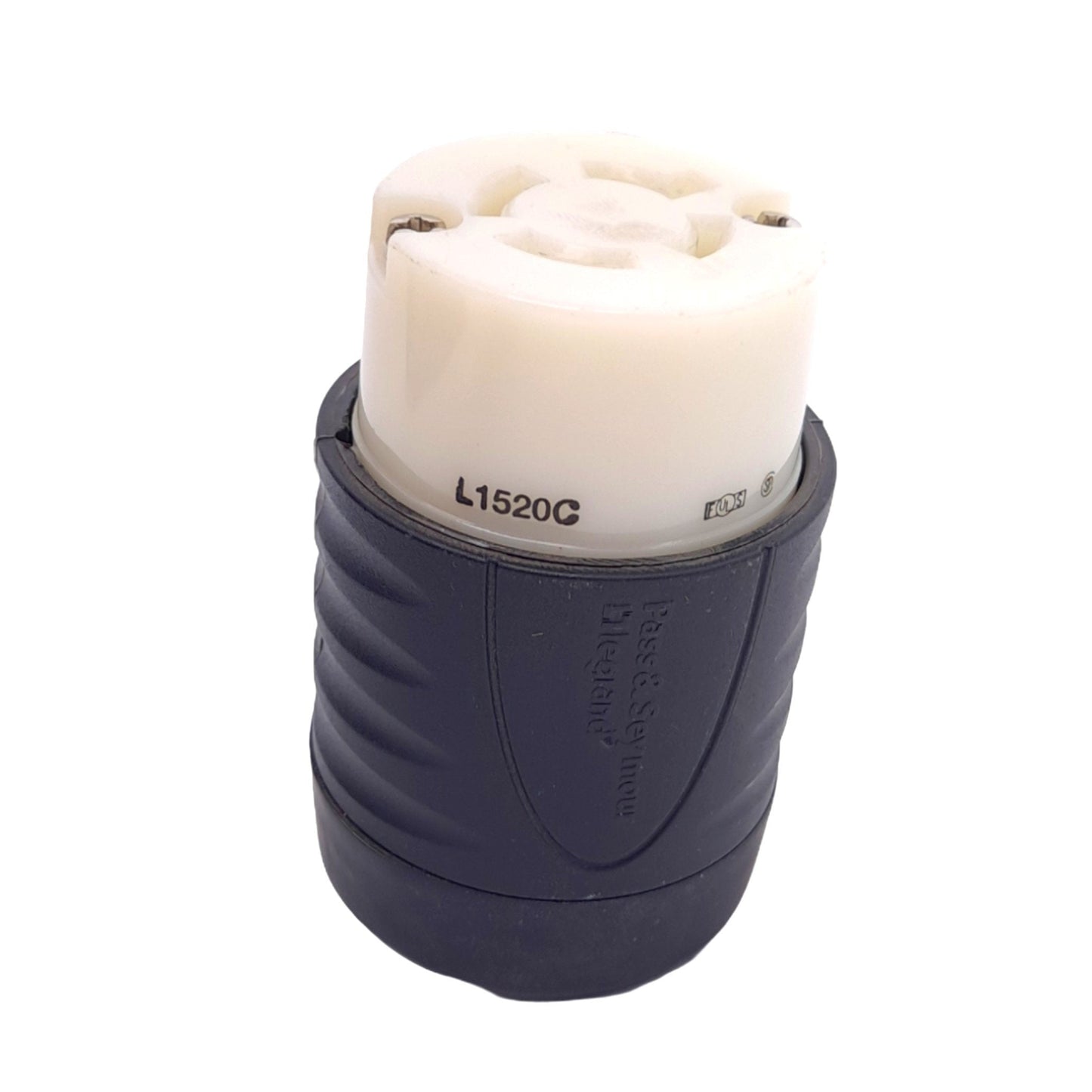 Used Pass & Seymour L1520C Turnlok Female Locking Plug, 20A 250V AC/DC, 3-Phase