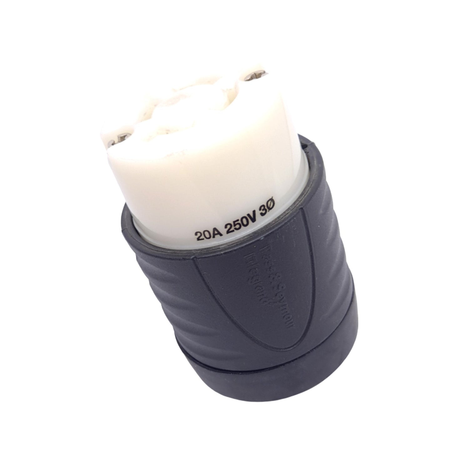 Used Pass & Seymour L1520C Turnlok Female Locking Plug, 20A 250V AC/DC, 3-Phase